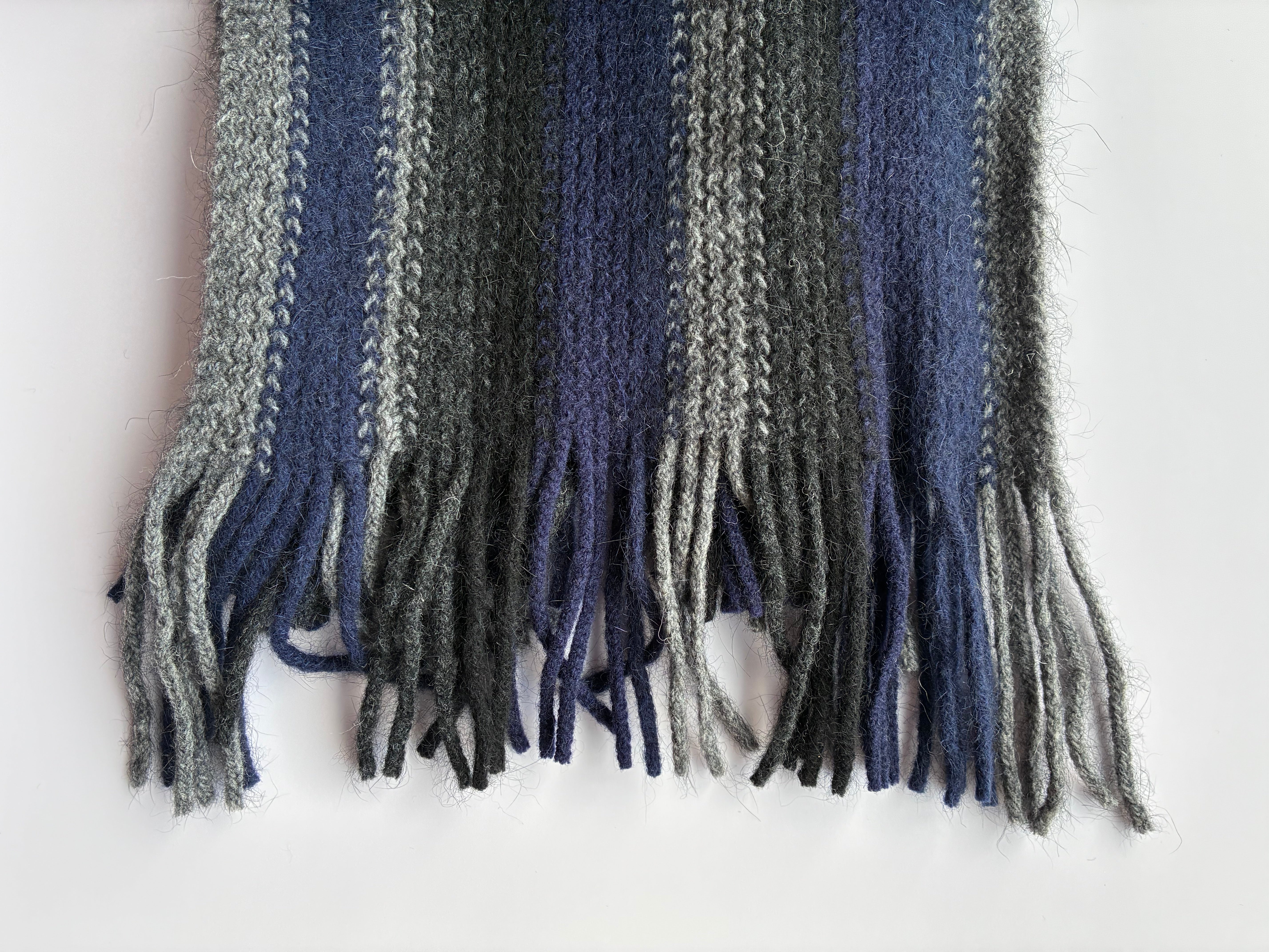 City Nights Set - Striped Beanie, Gloves & Scarf