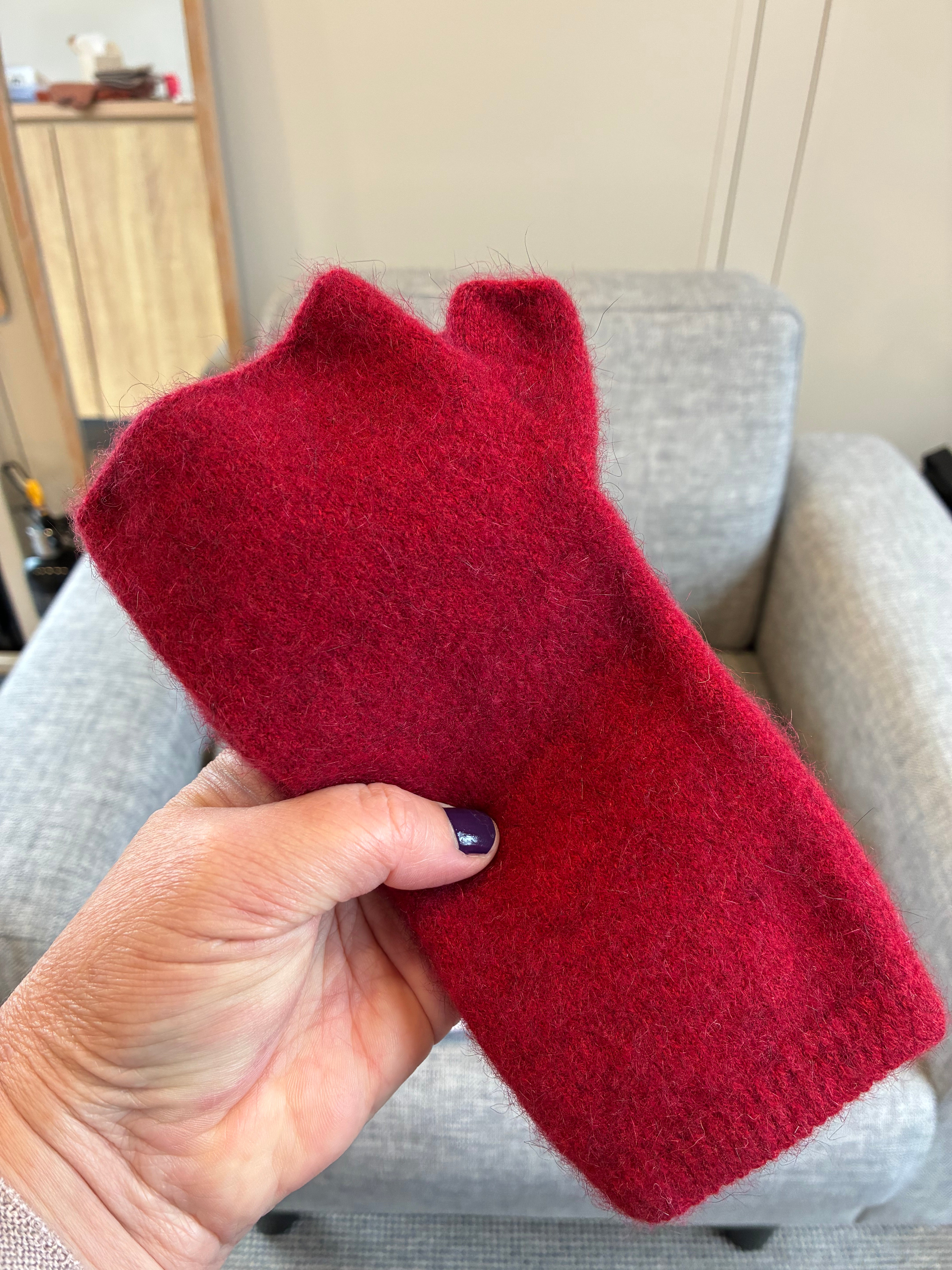 Wristwarmers: Merino Wool + Possum, Made in New Zealand