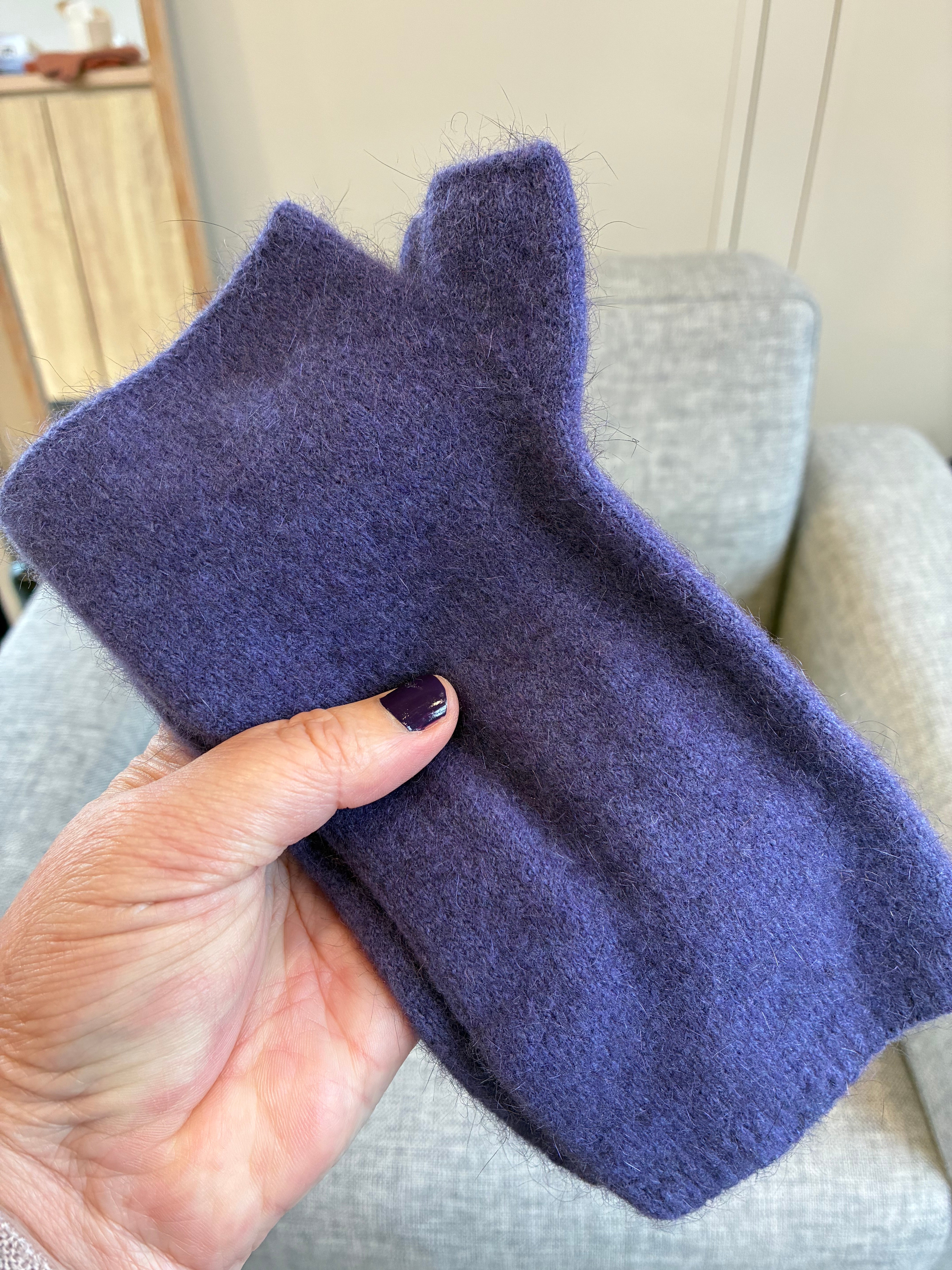 Wristwarmers: Merino Wool + Possum, Made in New Zealand