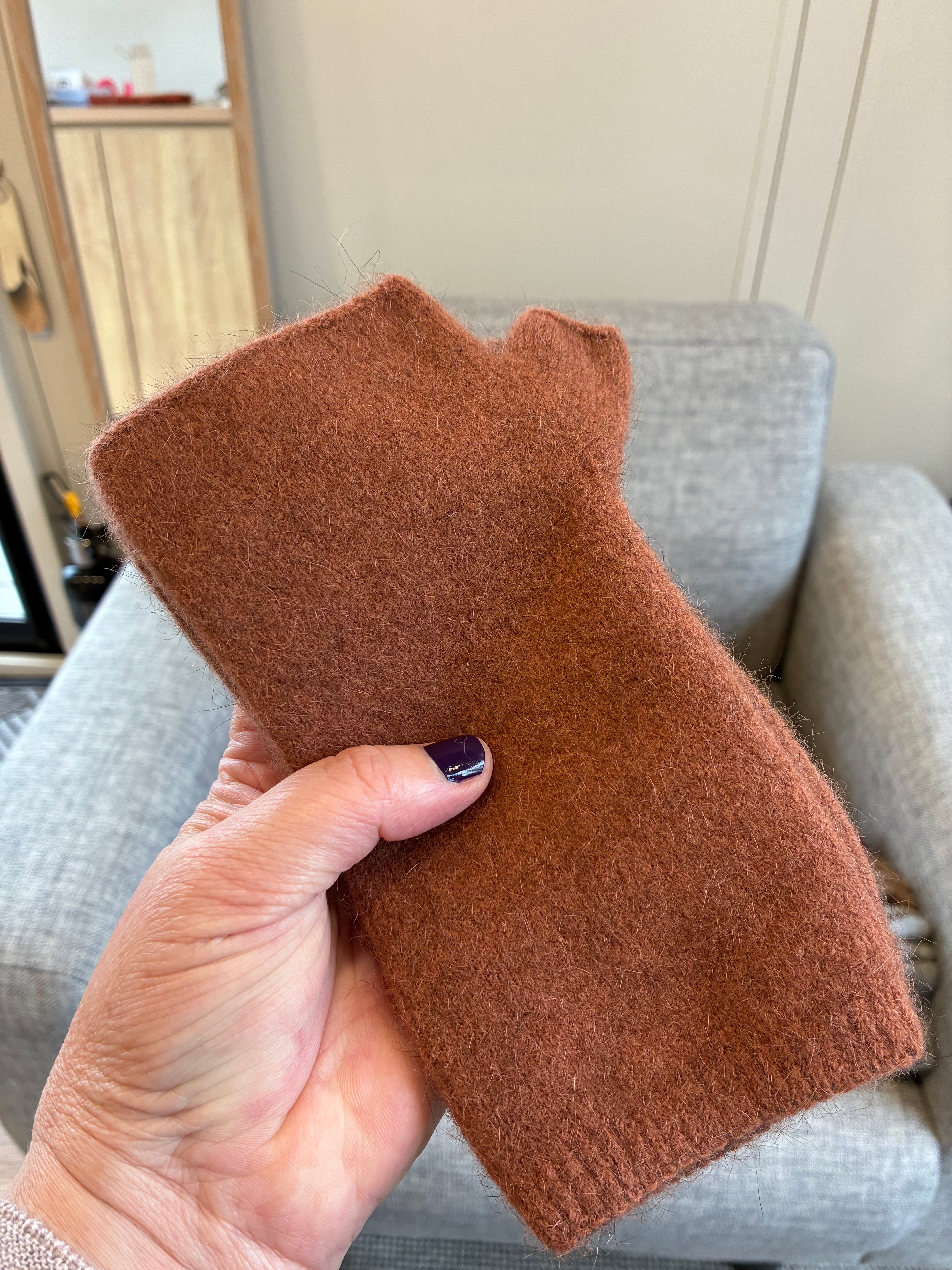 Wristwarmers: Merino Wool + Possum, Made in New Zealand