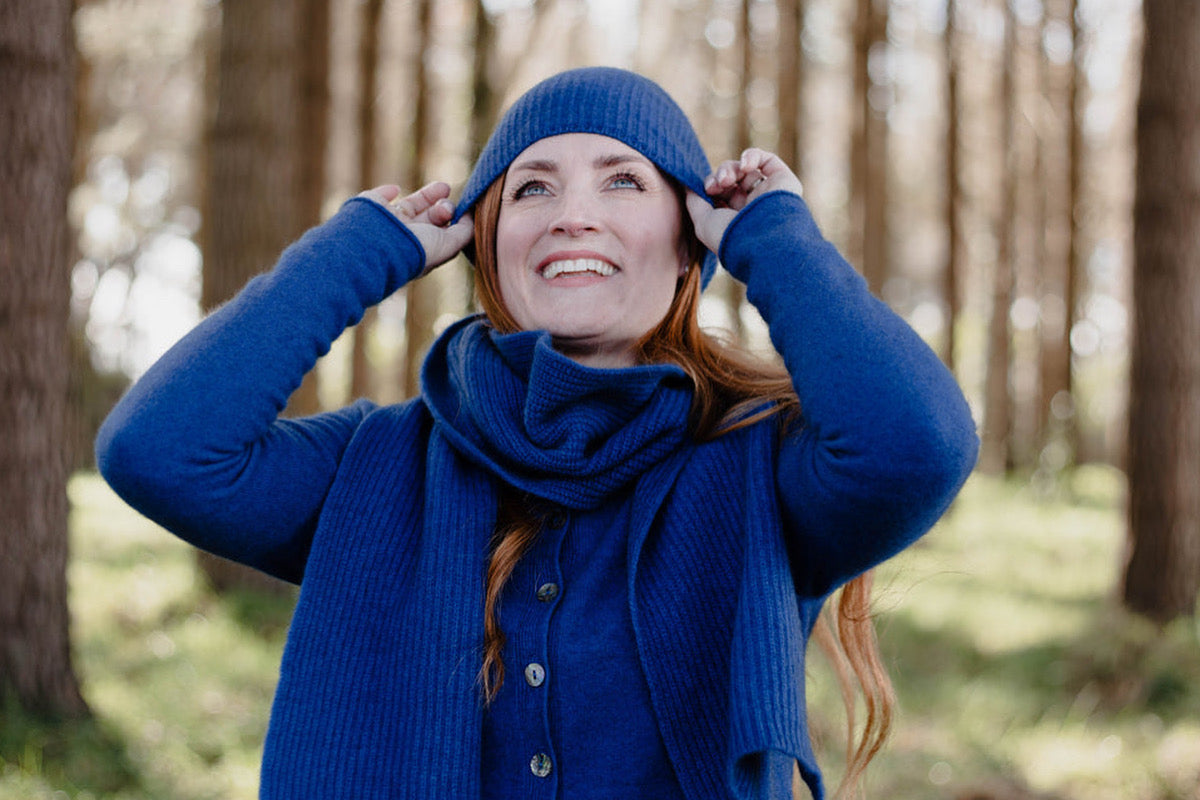 Slouch Beanie, Possum Merino Wool, Made in New Zealand