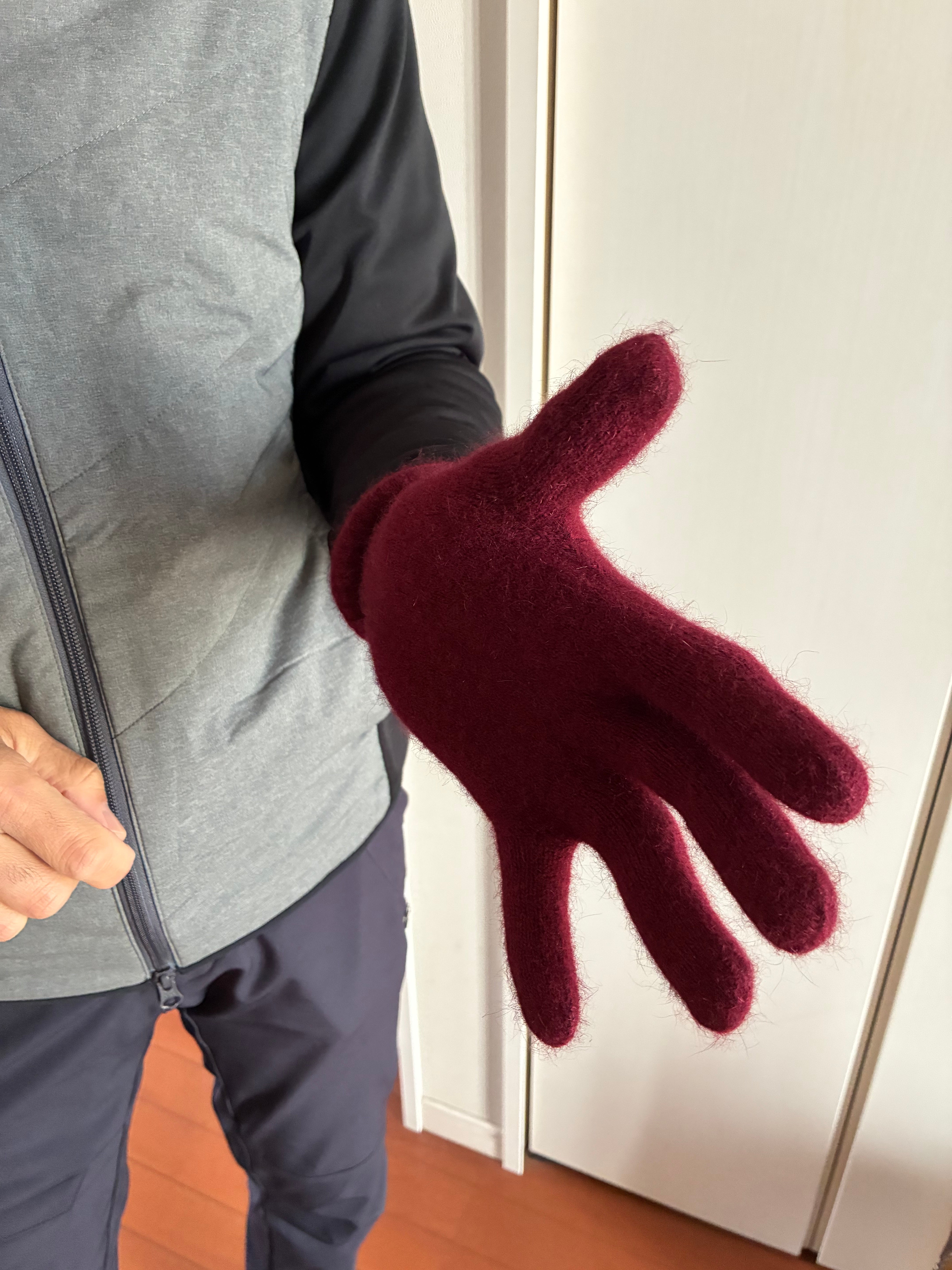 Extended Wrist Glove, Possum Merino, Made in New Zealand