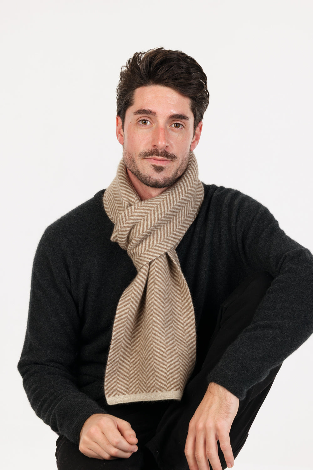 Parquet Scarf, Possum Merino Wool, Made in New Zealand