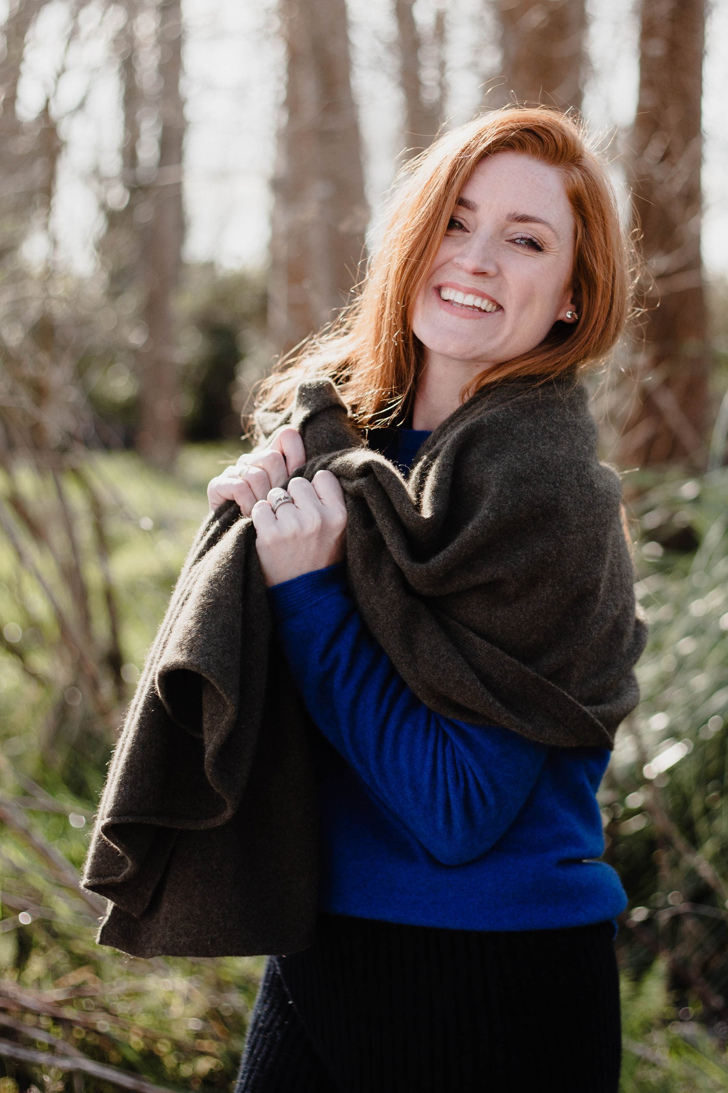 Wrap: Merino Wool + Possum, Made in New Zealand (Travel Wrap)