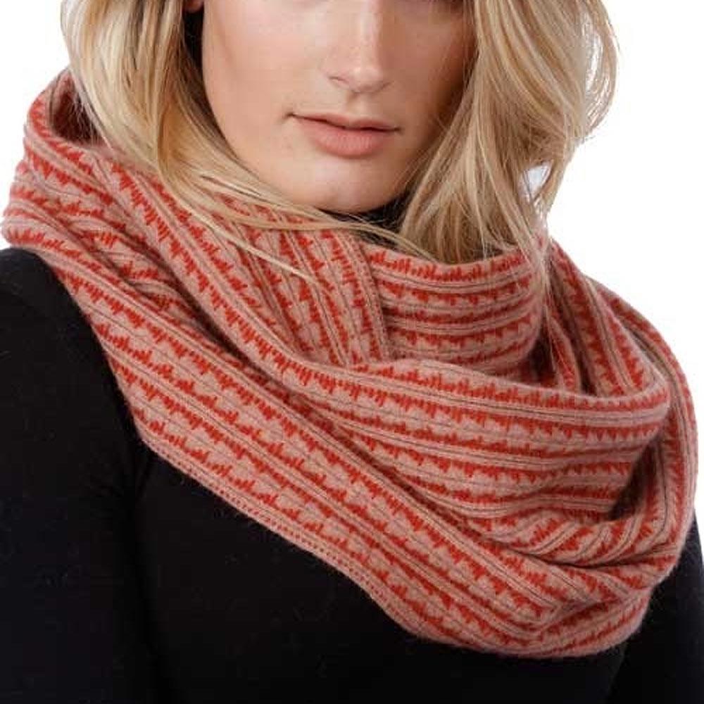 Loop Scarf: Merino Wool Possum, Made in New Zealand (Tundra