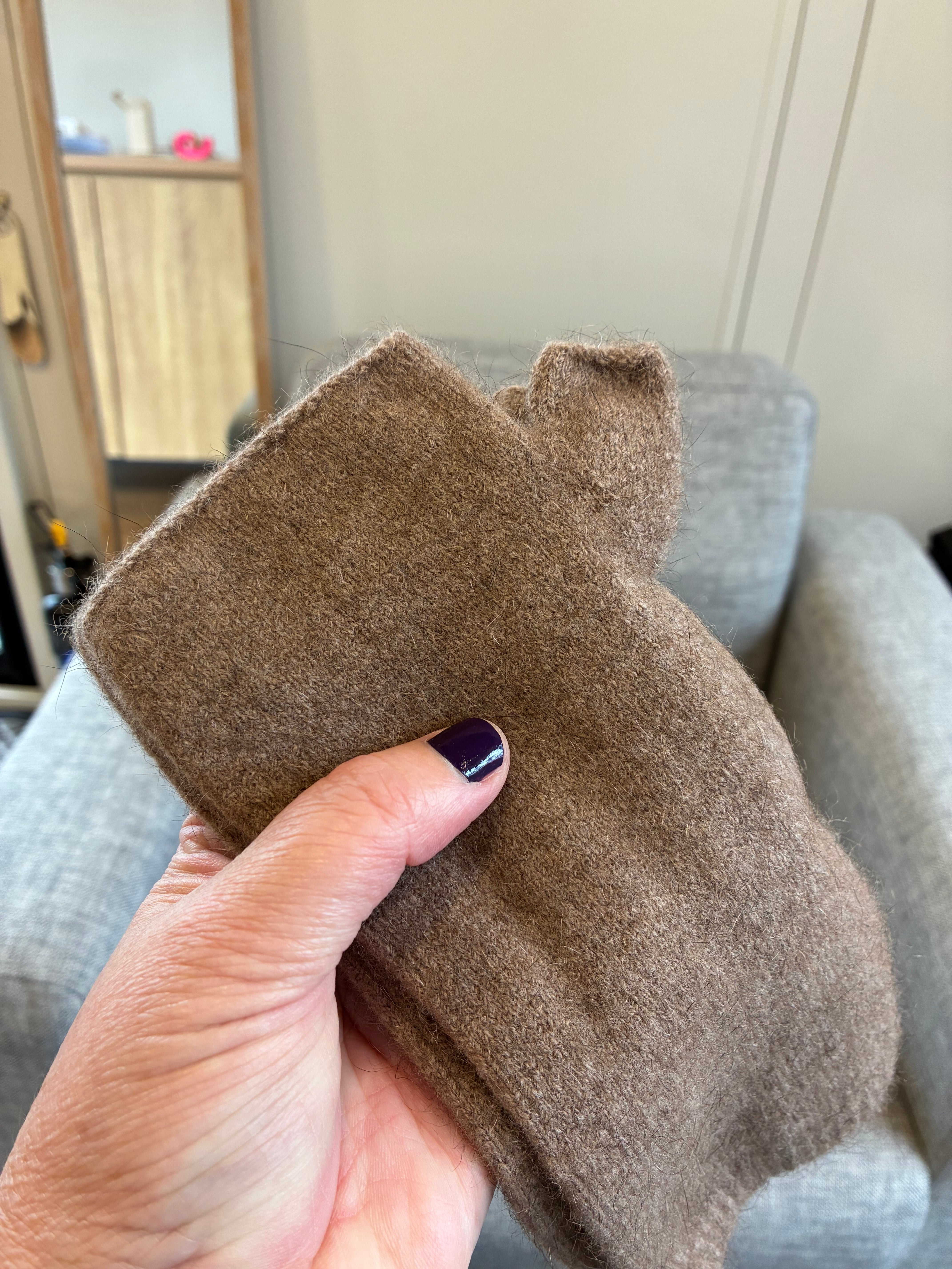 Wristwarmers: Merino Wool + Possum, Made in New Zealand