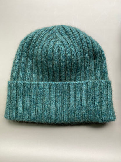 Beanie: Seamless Ribbed Beanie, Merino Wool + Possum, Made in New Zealand