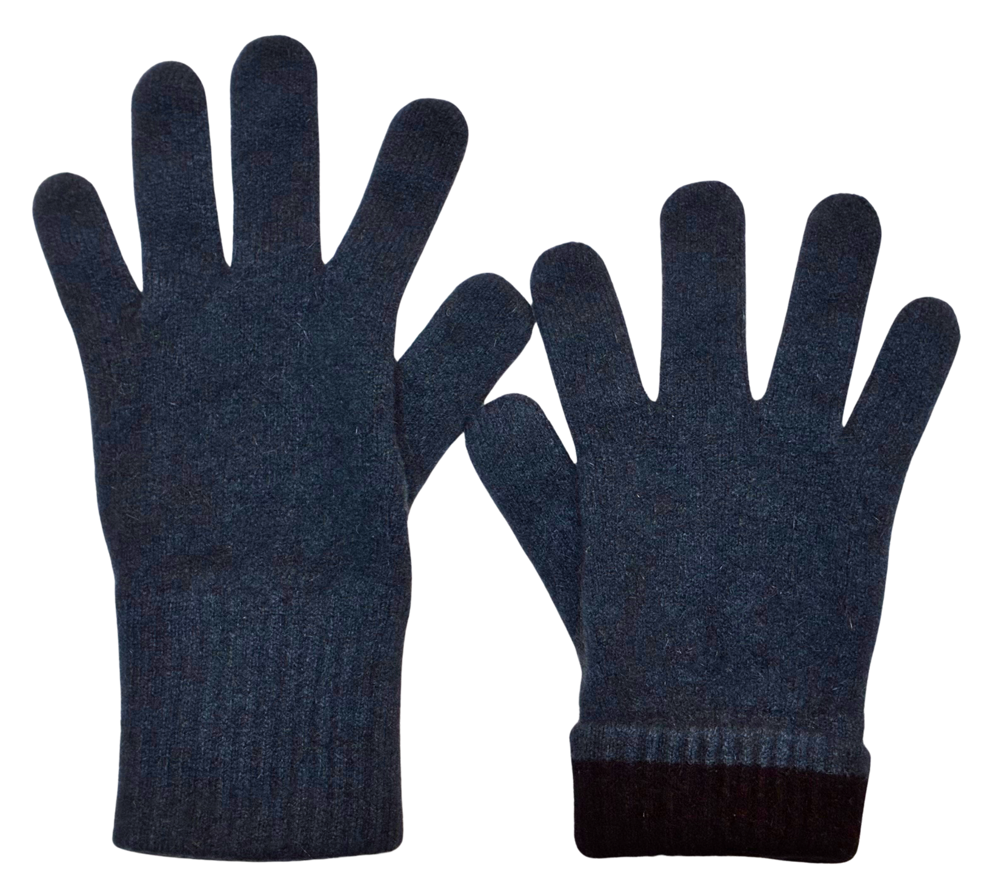 Gloves: Possum & Merino Wool, Made in New Zealand (Ocean)