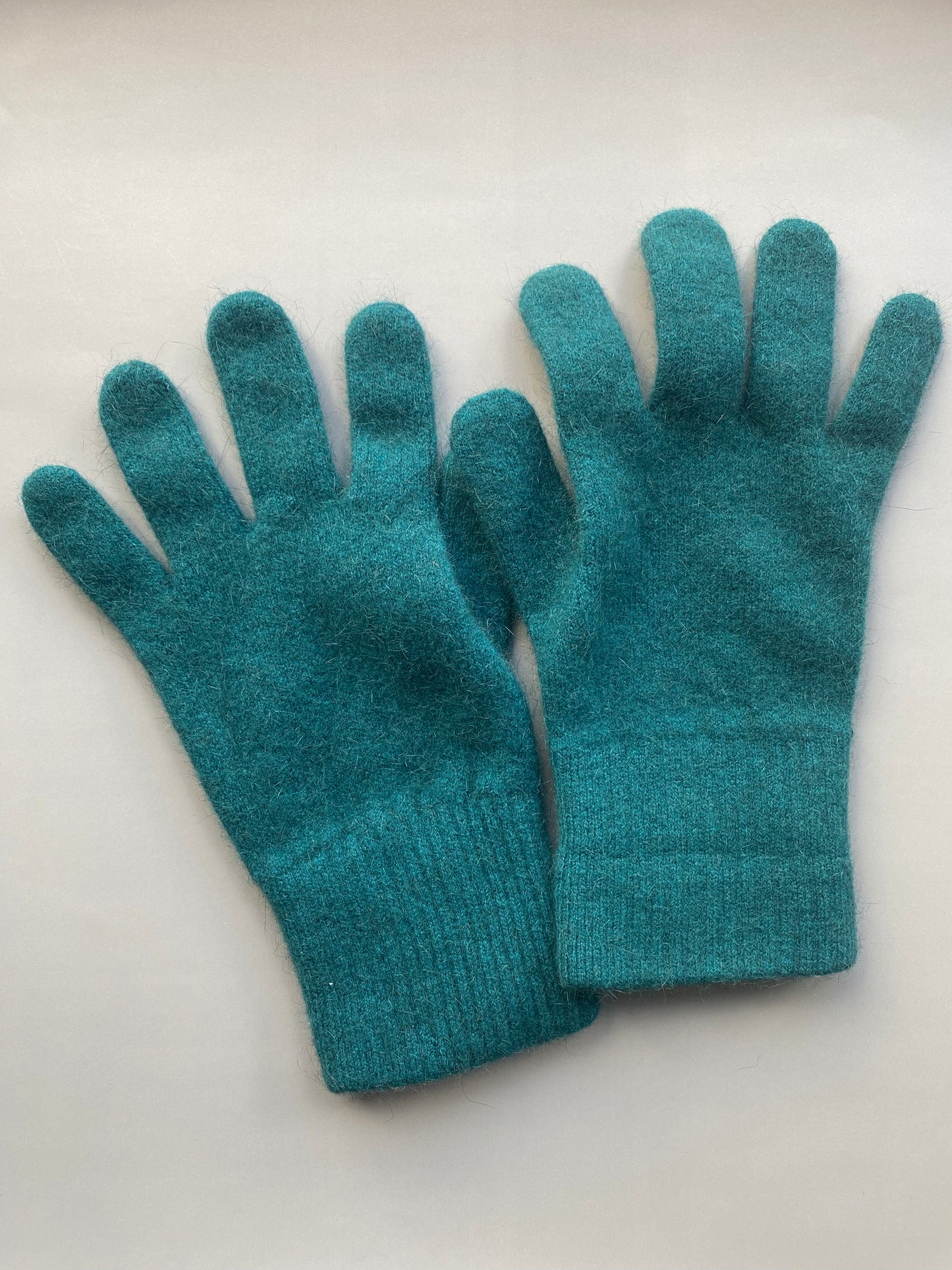 Gloves: Deep Green Gloves (Jade), Possum & Merino Wool, Made in New Zealand