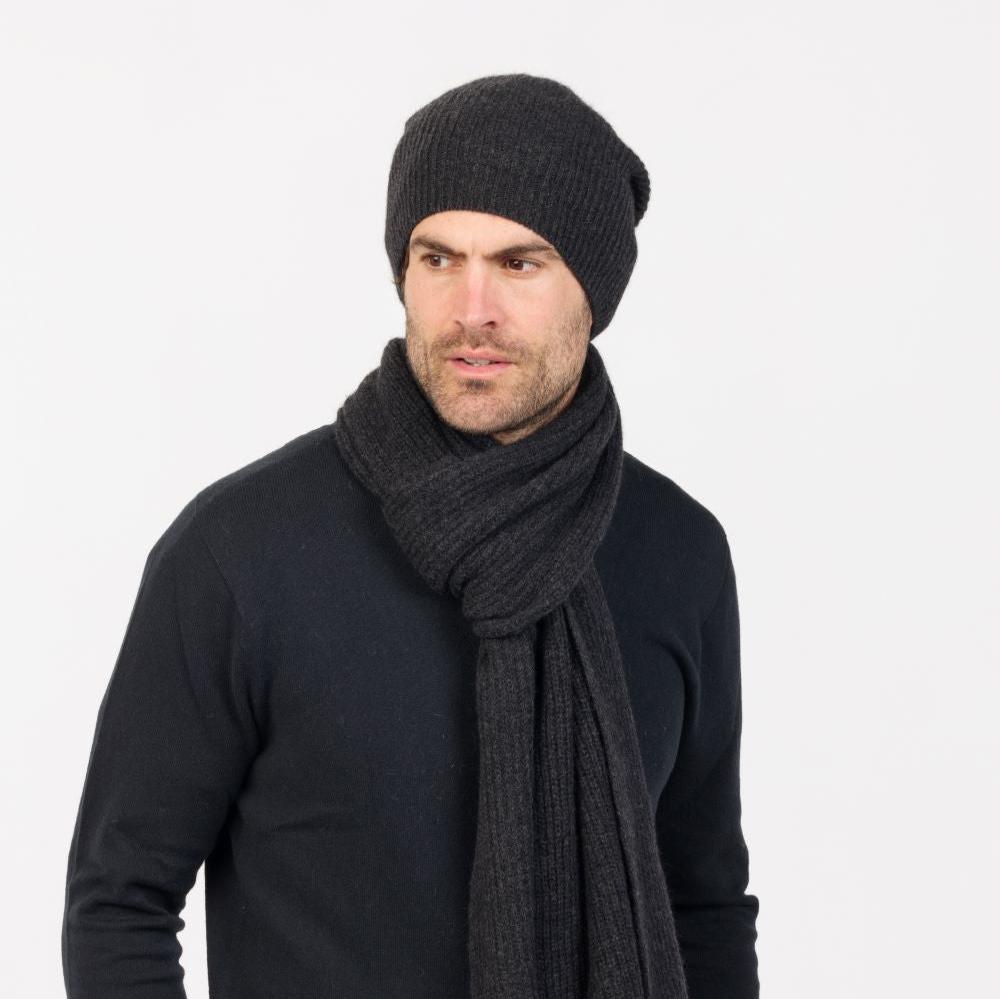 Slouch Beanie, Possum Merino Wool, Made in New Zealand