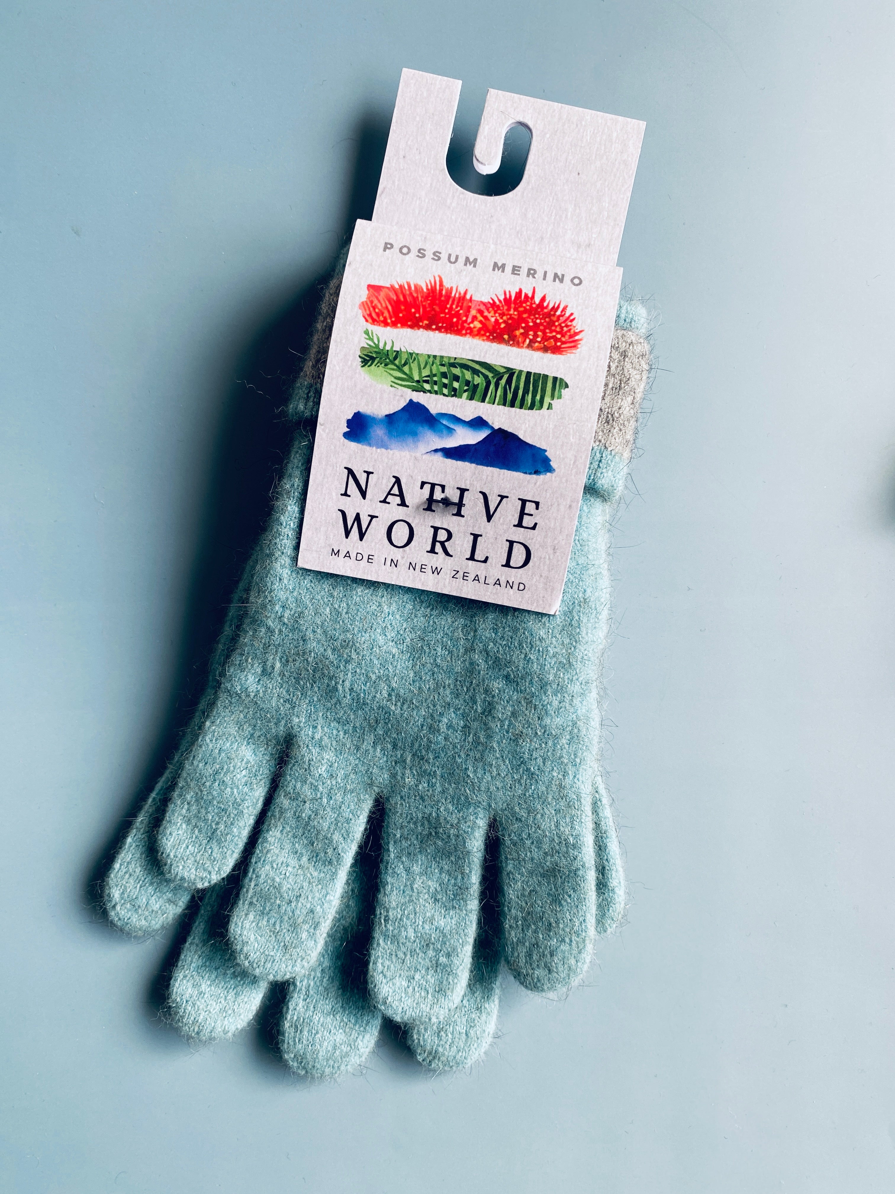 topaz merino possum wool gloves made in new zealand