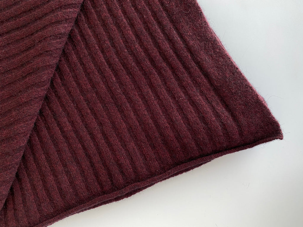 Wrap: Merino Wool + Possum, Made in New Zealand (Ribbed Wrap)