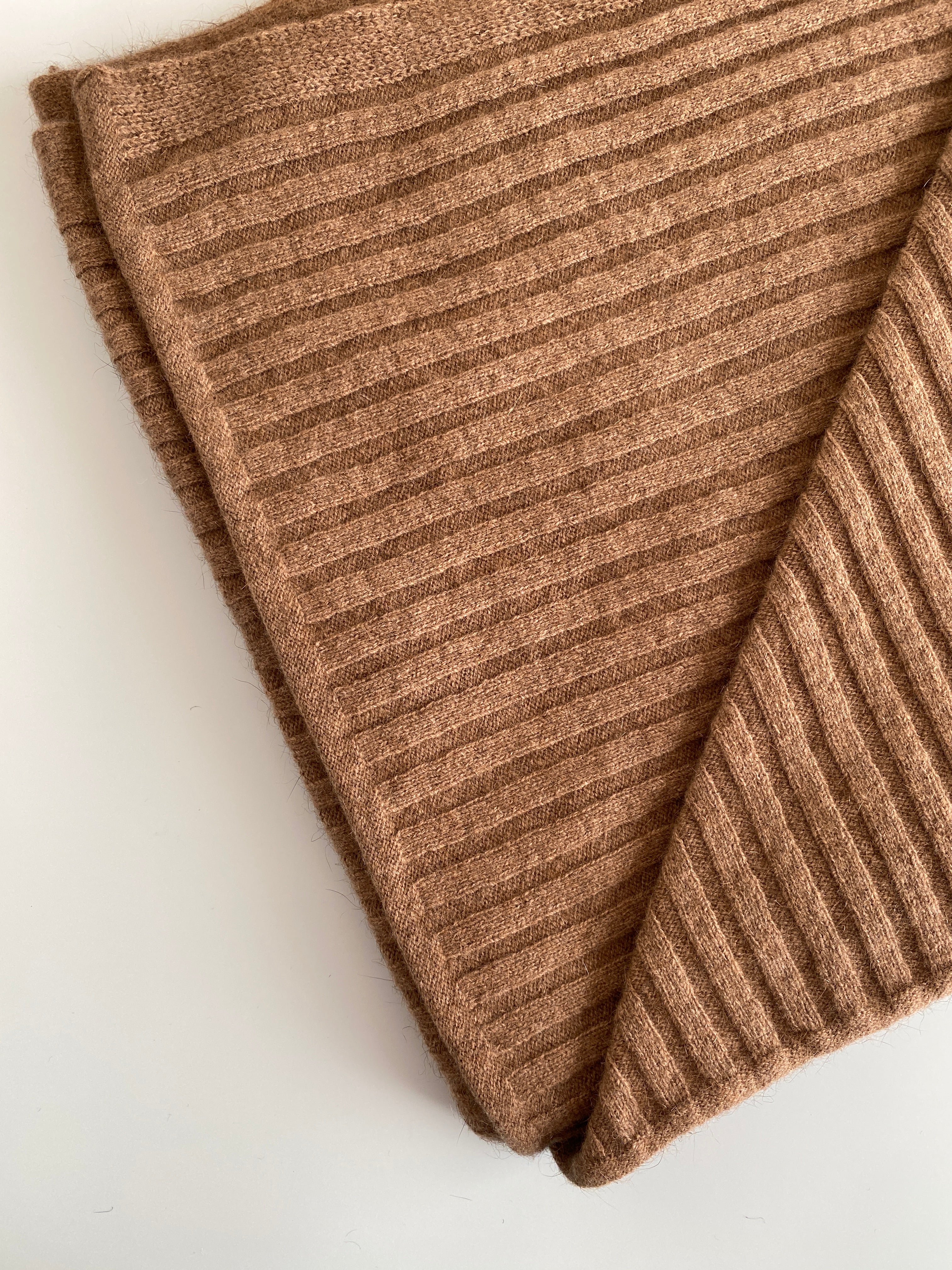 Wrap: Merino Wool + Possum, Made in New Zealand (Ribbed Wrap)