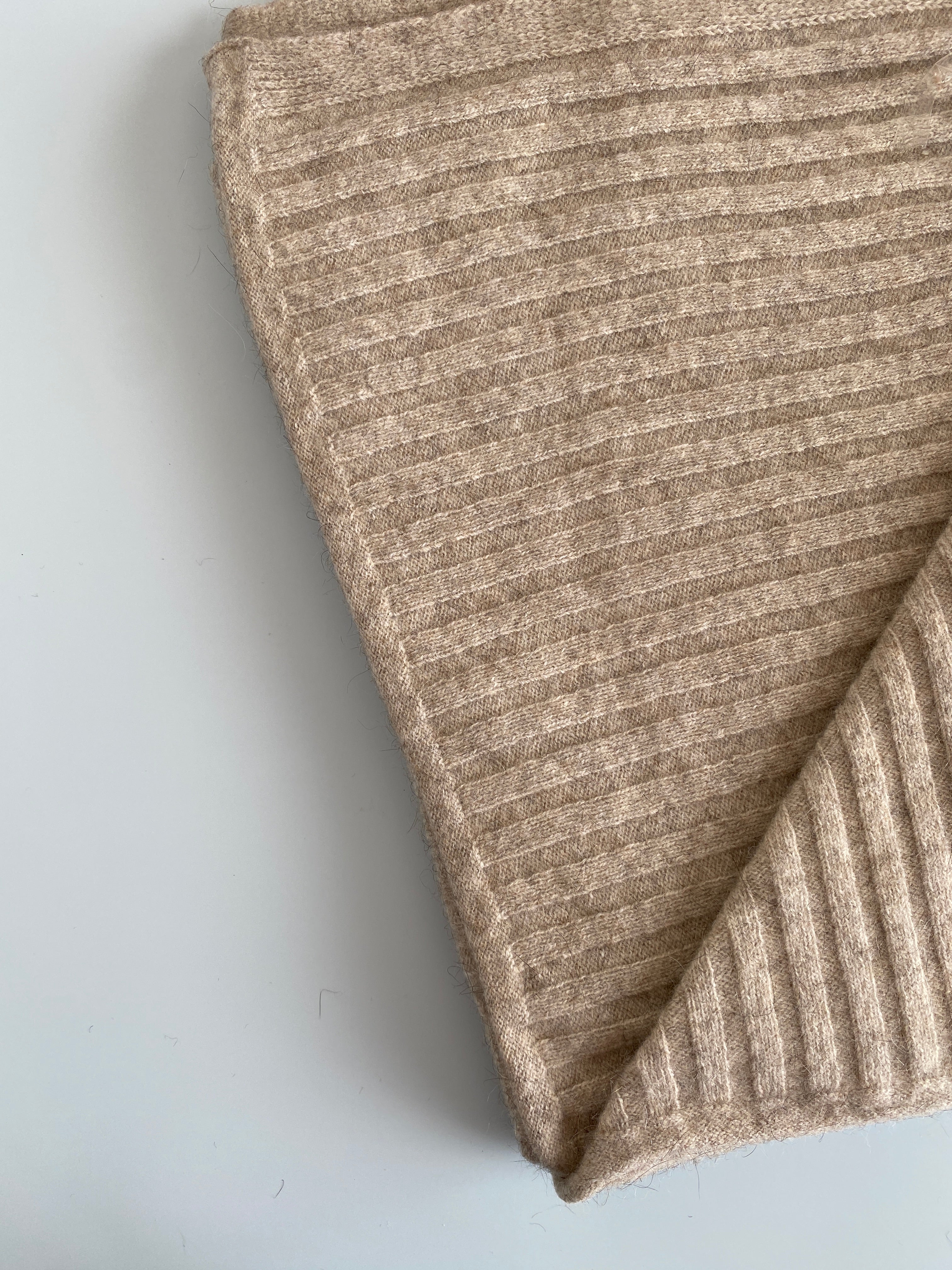 Wrap: Merino Wool + Possum, Made in New Zealand (Ribbed Wrap)
