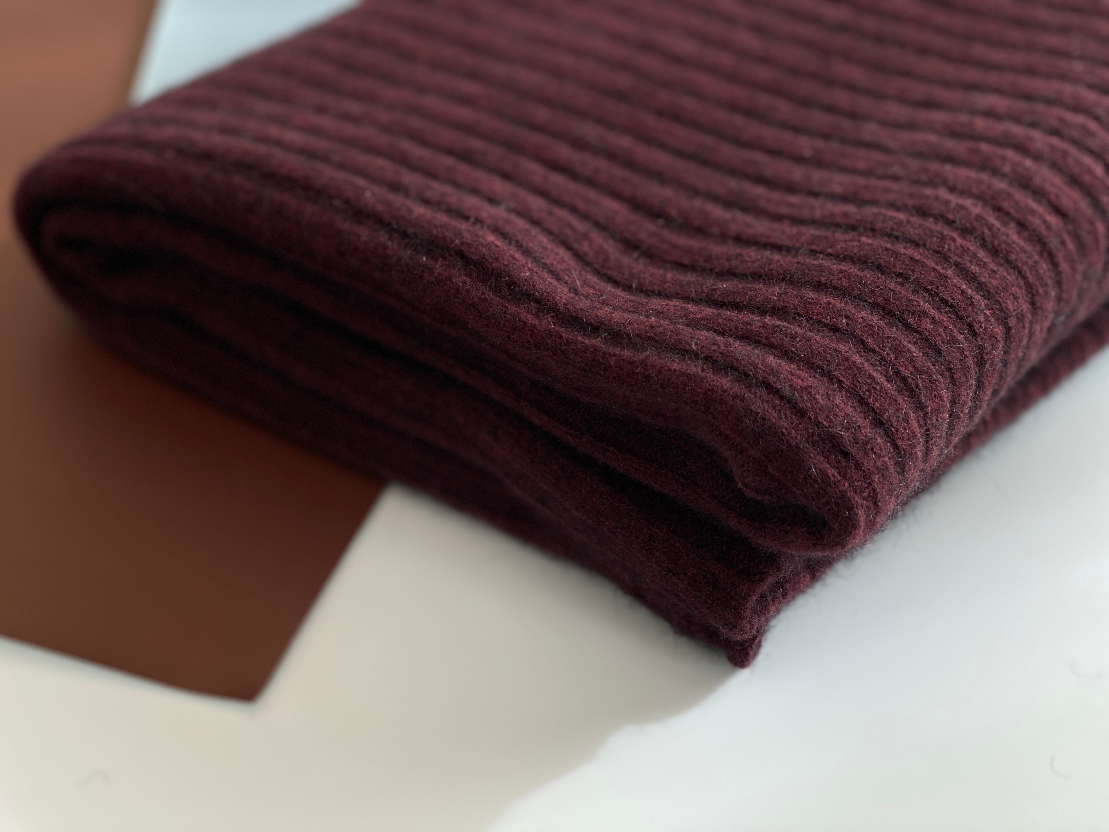 Wrap: Merino Wool + Possum, Made in New Zealand (Ribbed Wrap)